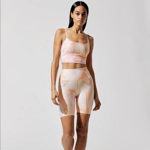 Printed Core Biker Short by Carbon38